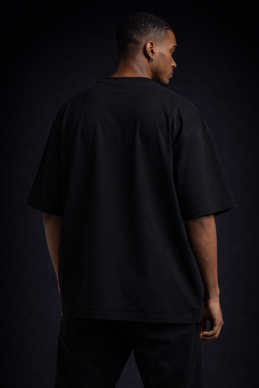 Blissfall Essential oversized high neck t-shirt